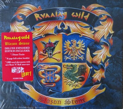 Running Wild Blazon Stone CD, Album, Dlx, RE, RM, Dig 2017 Heavy Metal (M / M)