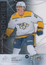 2025-26 SP Game Used Ozzy Wiesblatt Crystal Authentic Rookies 1 of 25 