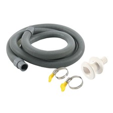 3/4 Inch Plumbing Kit 6FT Marine Bilge Pump Hose Installation Kit Steel Clamps