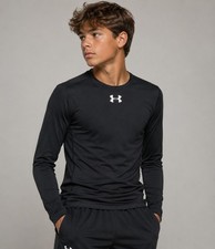 Under Armour ColdGear Black Compression Shirt Youth Large YLG
