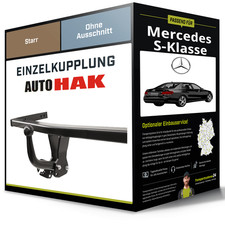 Starre Anhängerkupplung für MERCEDES S-Klasse 05-13 Typ W221 / V221 Auto Hak NEU