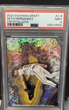 2025 Bowman Draft Seth Hernandez Crystallized PSA 9
