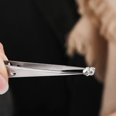 2 PCS Eye Brow Tweezers Lash Extension Eyelash Extention Cluster