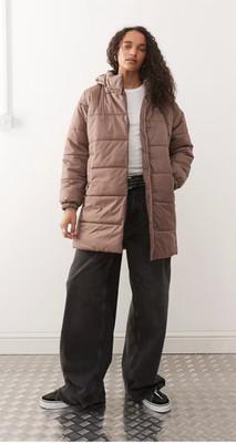 Brand New Vans Womens MTE Hillgate Long Puffer Deep Taupe Size S