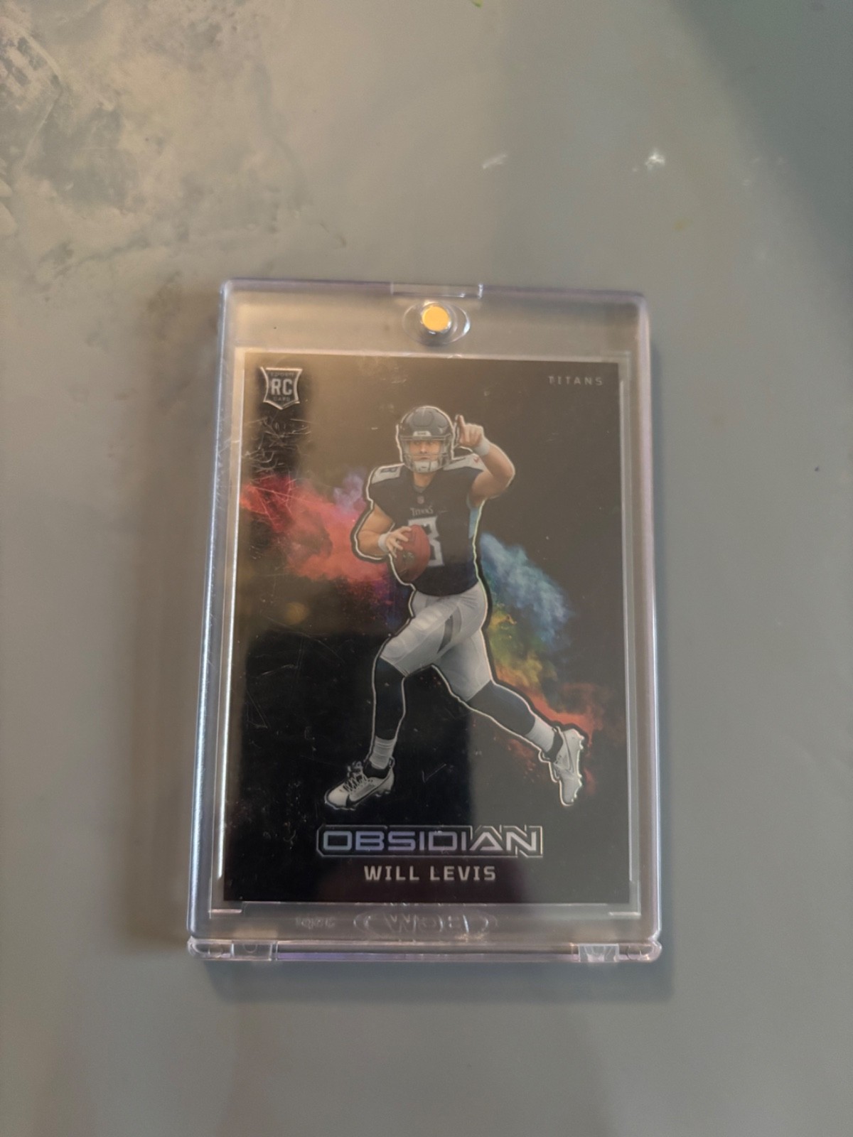 2023 Panini Obsidian - Black Color Blast Will Levis #18 (RC)