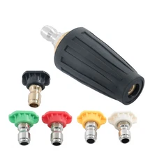 1/4 inch High Pressure Turbine Nozzle Set 360° Rotating Turbo 3600 PSI For Ryobi