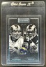 2015 Panini Playbook Kurt Warner Marshall Faulk Platinum #/99 Rams