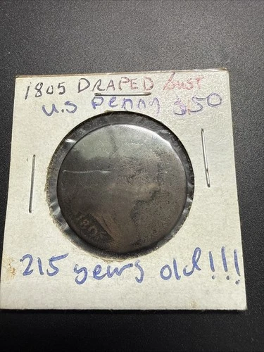 1805-P Large Cent — photo from the most recent tracked eBay sale