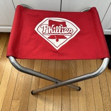 Sgabello da Pesca da Campeggio Pieghevole Phillies Vintage