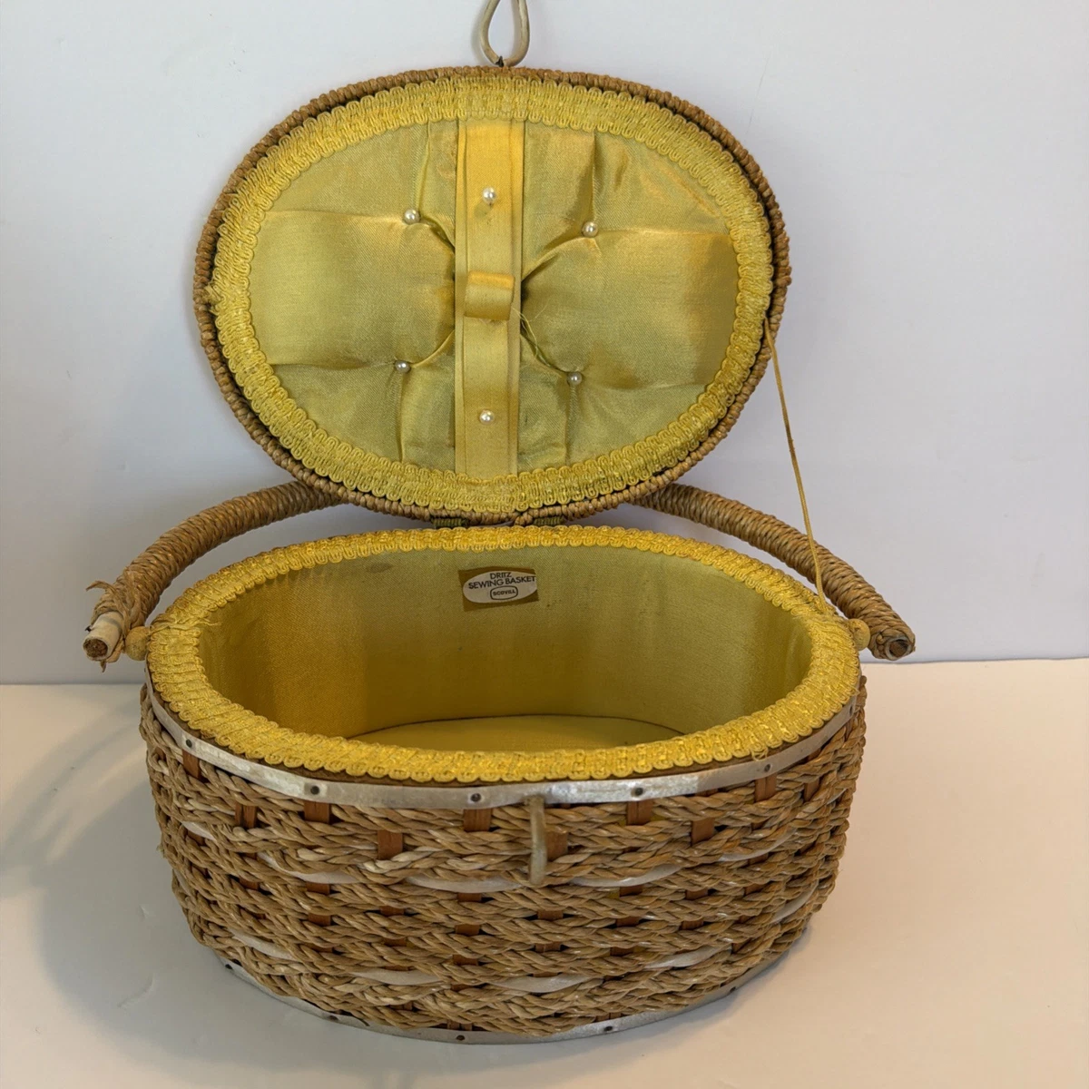 25+ Vintage Original Collectible Sewing Baskets for sale | Updated