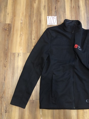 OGIO Jacket Mens Medium Black Heavy Weave Waffle Full Zip Front Zip Pockets - Picture 2 of 23