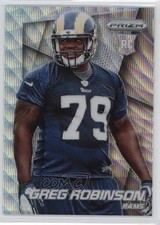 2014 Panini Prizm Light Blue Wave Prizm 22/99 Greg Robinson #211 0o9