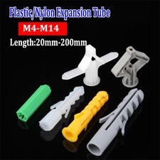 Universal Plastic Expansion Wall Plug Fixings Anchor Screws Sleeves 4mm-14mm