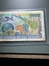 Billet de 5000 colones Costa Rica billet circulé