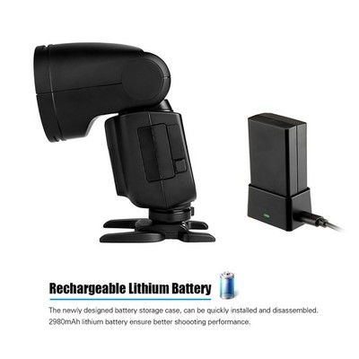 Godox V1C Round Head Camera Flash For 1500D 2.4G Wireless MOXV | eBay