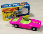 1970 Matchbox Superfast 40 Guildsman 1 Pink With RARE Box Lesney