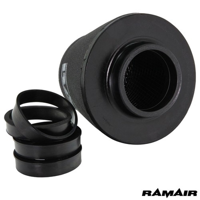 #ad Ramair Performance Universal Induction Air Filter 90mm ID Reducing Rings Incl $90.47