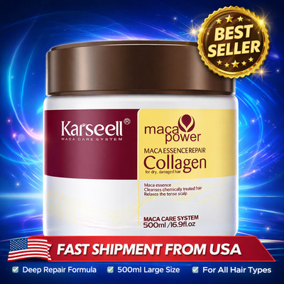 Karseell Collagen Hair Mask 500ml Deep Repair Dry Damaged Hair Care Argan Oil