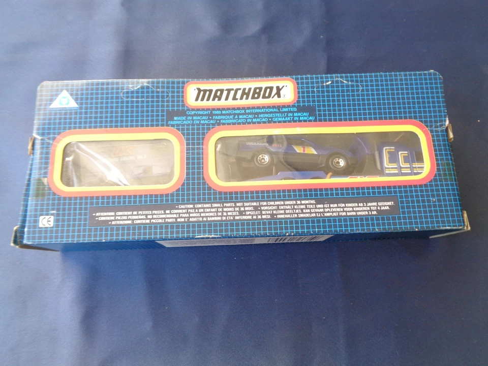 MATCHBOX TEAM CONVOY QXR DUCHAMS ENGINE OILS PIRELLI TC 9 - Immagine 2 di 4