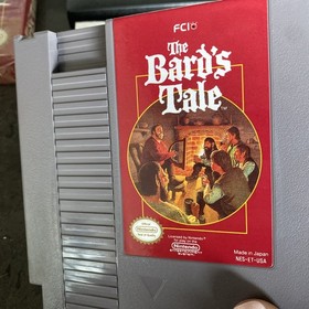 The Bard's Tale Nintendo NES Game Complete CIB Cartridge + Box + Booklet + Foam
