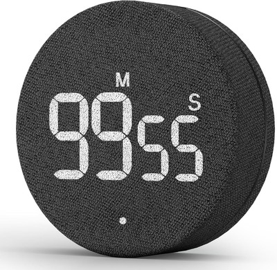 AVINIA Desk Timer for Productivity Magnetic Digital Kitchen Black 