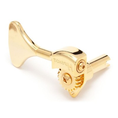 Hipshot HB6 lizenziertes LIC 3/8'' Ultralite Single Bass Tuner (Linkshänder, Gold, Y 
