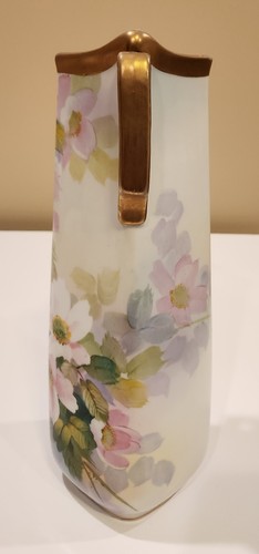 Nippon Handpainted Two-Handled Vase by Morimura Brothers - Picture 3 of 8