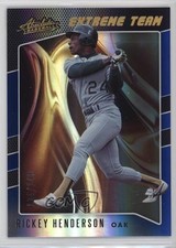 2021 Panini Absolute Extreme Team Spectrum Blue 134/149 Rickey Henderson HOF 7xr