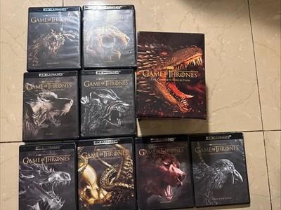 Game of Thrones: the Complete Collection (4K Ultra HD) NO BONUS DISK SEASON 1-8