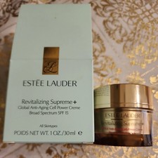 Estee Lauder Revitalizing Supreme Global Anti Aging Creme SPF 15, 1 Oz/30ml NIB