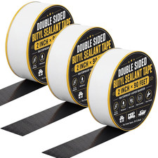 Upgrade Double Sided Butyl Tape 2" X 90' Butyl Sealant Tape for Crawl Space