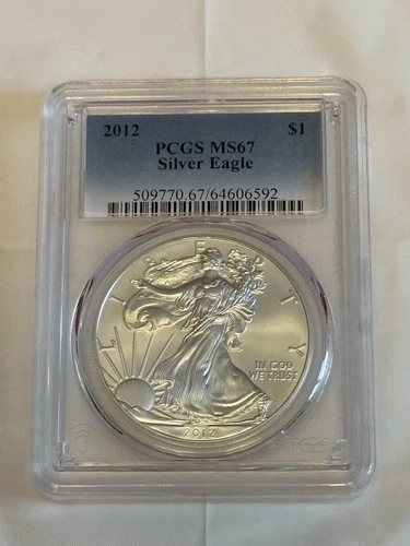 Photo of a 2012 American Silver Eagle from an eBay listing that sold on Jul 23, 2026