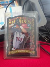 1998 Topps Gallery Texas Rangers Juan Gonzalez Gallery of Heroes #GH 13