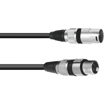 Omnitronic 30220595 XLR Verbindungskabel [1x XLR-Stecker 3 polig - 1x XLR-Buc...
