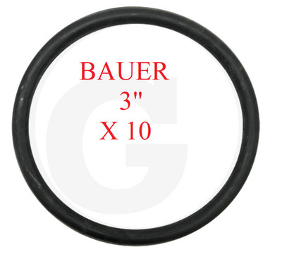 Für Bauer System 3'' Gummidichtung 10er Pack