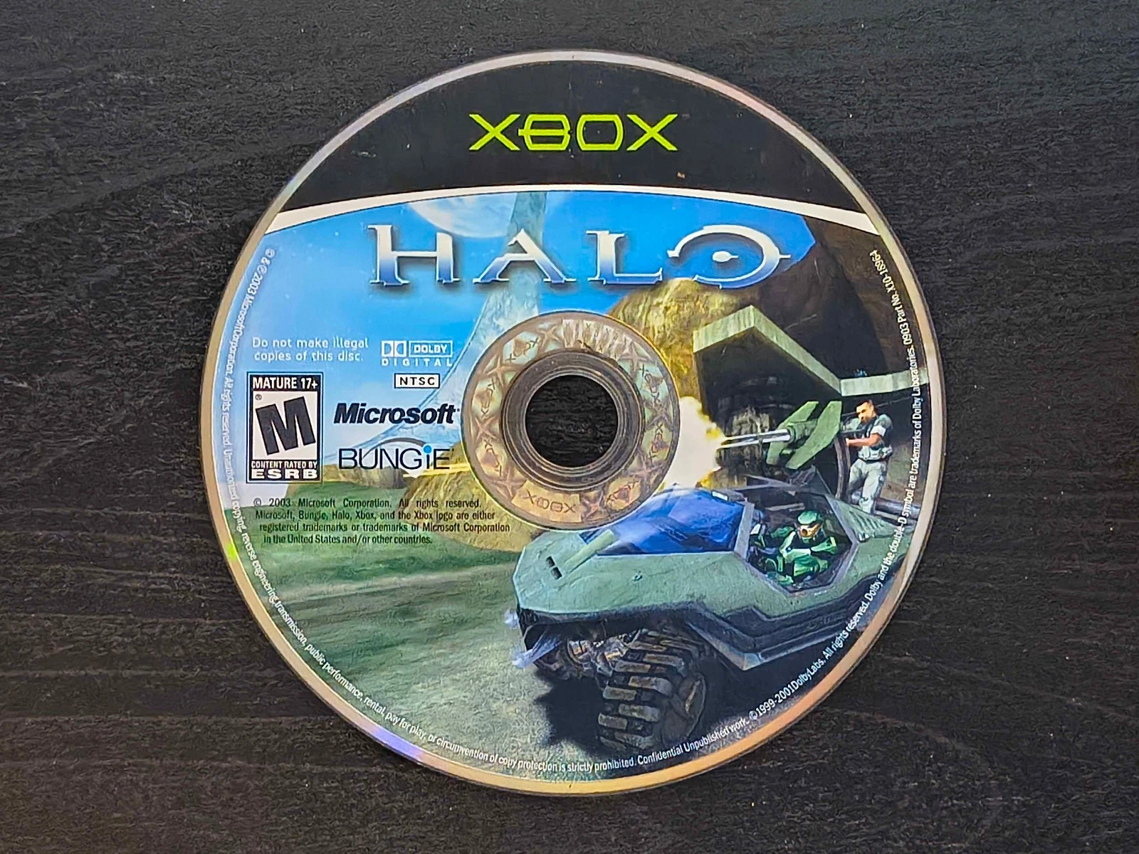 Halo: Combat Evolved Microsoft Xbox Loose Tested (READ DESC)