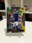 2025 Panini Select - Premier Green & Yellow Prizm Shock #193 Jaxson Dart (RC)
