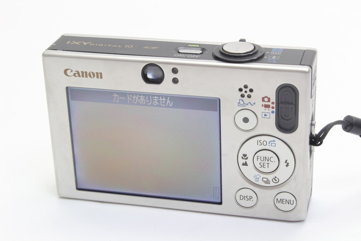 Canon キヤノン ixy digital 10 Y-7 Canon IXY DIGITAL 10 compact camera silver | eBay