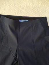 Simply Vera Wang Womens Dress Pants Navy Blue Sz 8P Strech Side Panels