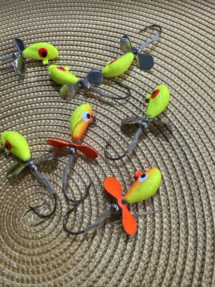 - Whistler Jig® Chartreus 1/8 OZ Walleye Crappie Perch Spinner. 8 en total Foto 2 de 4