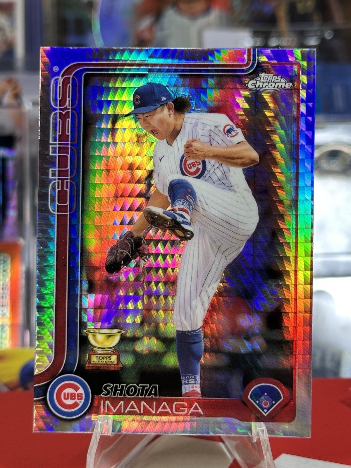 2025 Topps Chrome #149 Shota Imanaga Prism Refractor Chicago Cubs