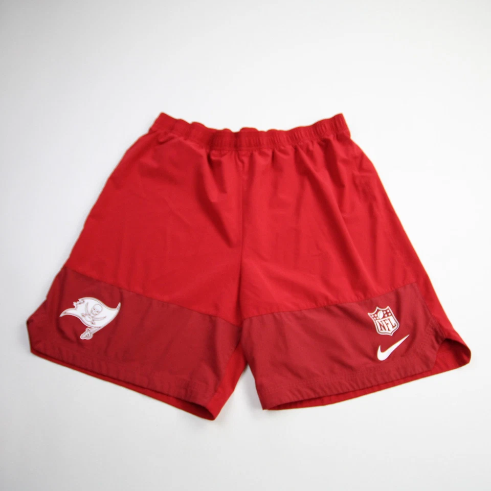 Tampa Bay Buccaneers Nike NFL On Field Practice Shorts Men's Red Used - Image 1 of 1