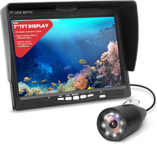 , Underwater Fishing Camera, LCD Monitor, Night Vision, 7-Inch TFT, IP68 Water R
