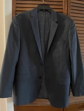John Varvatos Men's Wool Blazer Navy Blue SZ 40R