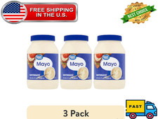 (3 pack) Great Value Mayonnaise, 30 fl oz , Free And Fast Shipping