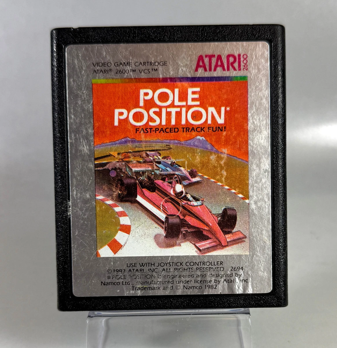 1983 Atari 2600 Pole Position WATA Graded 9.6 A+ Seal Rating Sealed