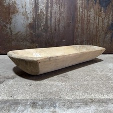 B&auml;ckermolle Backmulde Fleischermolle Holzmolle Trog Handgehauen / L70 B30 H11 cm