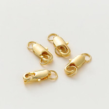 18K Gold Plated Lobster Clasps  Jump Rings DIY Jewelry Making Kit 10pcs20pcs