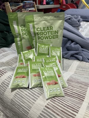 Clean Simple Eats Clear Protein Powder Sour Candy Watermelon  10/2027