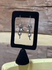 Sterling Silver Swarovski Pearl Cluster Earrings With Facetted Crystal — photo 6